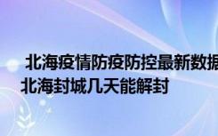  北海疫情防疫防控最新数据消息：北海疫情全面解封了吗 北海封城几天能解封