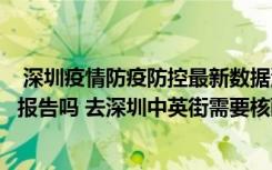  深圳疫情防疫防控最新数据消息：深圳浮世绘展览需要核酸报告吗 去深圳中英街需要核酸证明吗