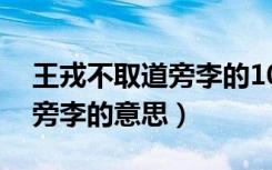 王戎不取道旁李的10分钟试讲（王戎不取道旁李的意思）