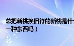 总把新桃换旧符的新桃是什么东西（新桃换旧符新桃指的是一种东西吗）