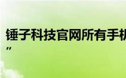 锤子科技官网所有手机产品均显示“到货通知”