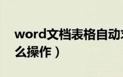 word文档表格自动求和（word文档求和怎么操作）