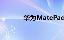 华为MatePad（Pro的参数）