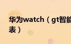 华为watch（gt智能手表怎么保护屏幕和手表）