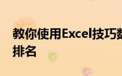 教你使用Excel技巧数据透视表怎样实现分组排名