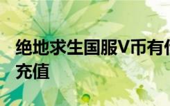 绝地求生国服V币有什么用 绝地求生V币如何充值