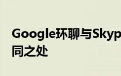 Google环聊与Skype两种服务之间有什么相同之处