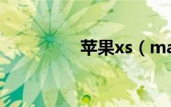 苹果xs（max多大屏幕）