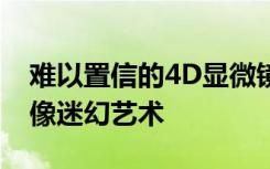 难以置信的4D显微镜图像使分子结构看起来像迷幻艺术