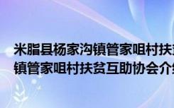 米脂县杨家沟镇管家咀村扶贫互助协会（关于米脂县杨家沟镇管家咀村扶贫互助协会介绍）