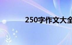 250字作文大全（250字作文）