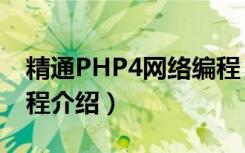 精通PHP4网络编程（关于精通PHP4网络编程介绍）