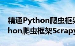 精通Python爬虫框架Scrapy（关于精通Python爬虫框架Scrapy介绍）