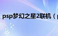 psp梦幻之星2联机（psp梦幻之星2金手指）