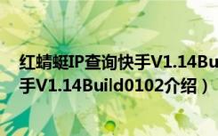 红蜻蜓IP查询快手V1.14Build0102（关于红蜻蜓IP查询快手V1.14Build0102介绍）