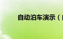 自动泊车演示（自动泊车怎么用）