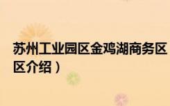 苏州工业园区金鸡湖商务区（关于苏州工业园区金鸡湖商务区介绍）