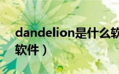 dandelion是什么软件（dandelion是什么软件）