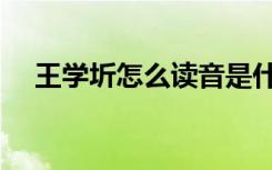 王学圻怎么读音是什么（王学圻怎么读）