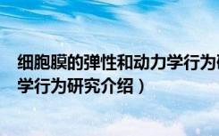 细胞膜的弹性和动力学行为研究（关于细胞膜的弹性和动力学行为研究介绍）