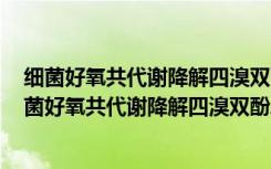 细菌好氧共代谢降解四溴双酚A及其作用机理研究（关于细菌好氧共代谢降解四溴双酚A及其作用机理研究介绍）