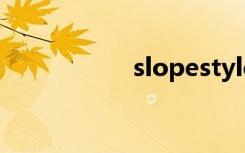 slopestyle（slope）