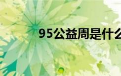 95公益周是什么（简单说一下）