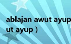 ablajan awut ayup nahxiliri（ablajan awut ayup）