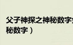 父子神探之神秘数字免费观看（父子神探之神秘数字）