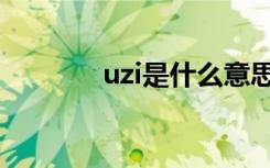 uzi是什么意思（uzi的意思）