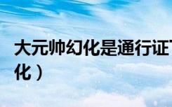 大元帅幻化是通行证下所有账号吗（大元帅幻化）