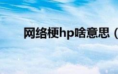 网络梗hp啥意思（网络梗hp的意思）