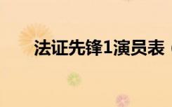 法证先锋1演员表（大家可以去看看）