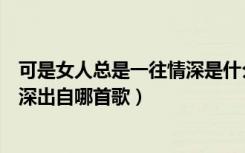 可是女人总是一往情深是什么歌（歌词可是女人总是一往情深出自哪首歌）