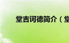 堂吉诃德简介（堂吉诃德简介介绍）