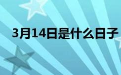 3月14日是什么日子（3月14日是啥节日）