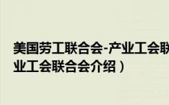 美国劳工联合会-产业工会联合会（关于美国劳工联合会-产业工会联合会介绍）