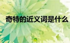 奇特的近义词是什么（奇特的近义词是啥）