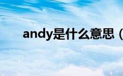 andy是什么意思（andy的中文意思）