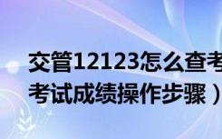 交管12123怎么查考试成绩（交管12123查考试成绩操作步骤）