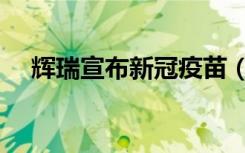 辉瑞宣布新冠疫苗（辉瑞新冠疫苗获批）