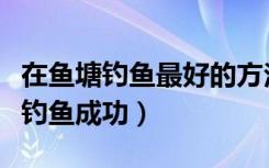 在鱼塘钓鱼最好的方法（四个方法帮助你更好钓鱼成功）