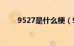 9527是什么梗（9527是什么意思）