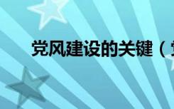 党风建设的关键（党风建设的重要性）