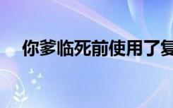 你爹临死前使用了复活币（你爹临死前）