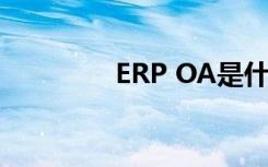 ERP OA是什么（erp oa）