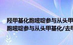 羟甲基化胞嘧啶参与从头甲基化/去甲基化（关于羟甲基化胞嘧啶参与从头甲基化/去甲基化介绍）