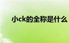 小ck的全称是什么（小ck的全称介绍）