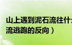 山上遇到泥石流往什么方向跑（山上遇到泥石流逃跑的反向）