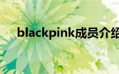 blackpink成员介绍（blackpink简介）